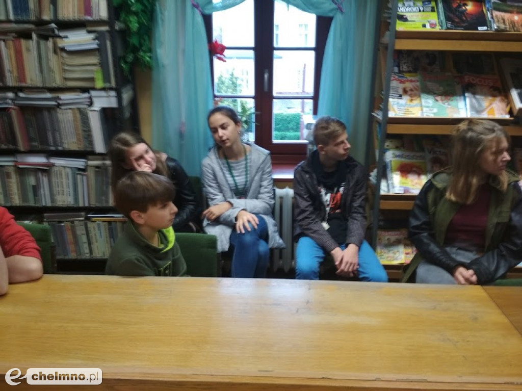 Wizyta w Miejskiej Bibliotece Publicznej w Chełmnie