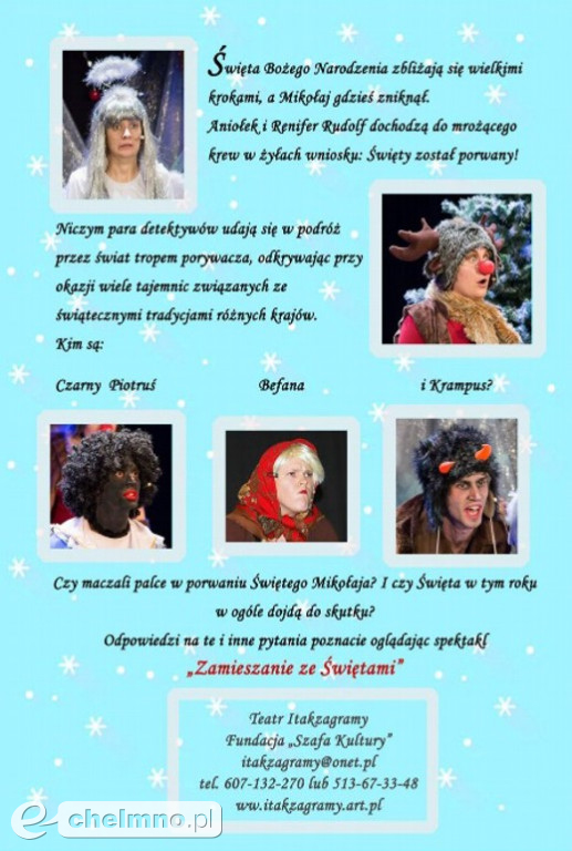 Zapraszamy na spektakl: Zamieszanie ze Świętami