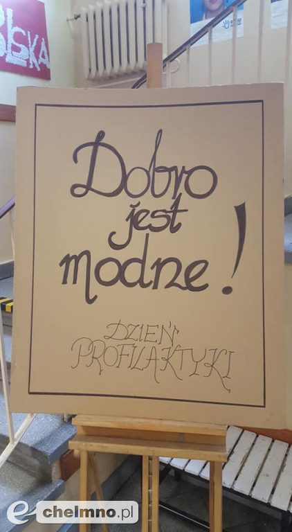 Dobro jest modne: szkolny dzień profilaktyki.