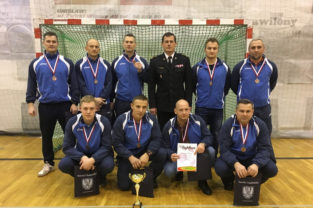 Chełmińscy strażacy wrócili z mistrzostw z brązowym medalem.