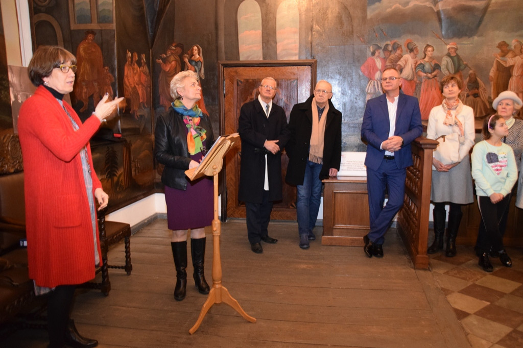 Otwarcie Sali Sądowej po dokonanych pracach konserwatorskich.