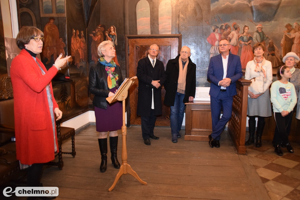 Otwarcie Sali Sądowej po dokonanych pracach konserwatorskich.