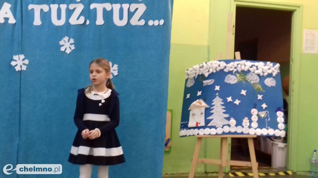 Pięknie recytowali wiersze świąteczne.