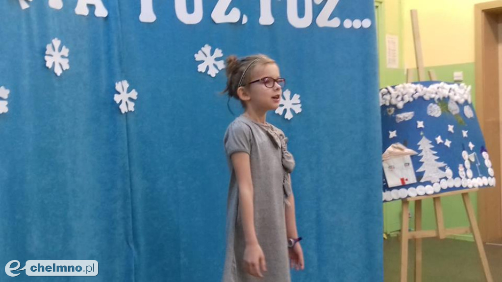 Pięknie recytowali wiersze świąteczne.