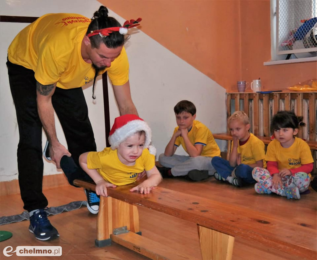 Przedświąteczny trening młodych sportowców Olimpijczyka.