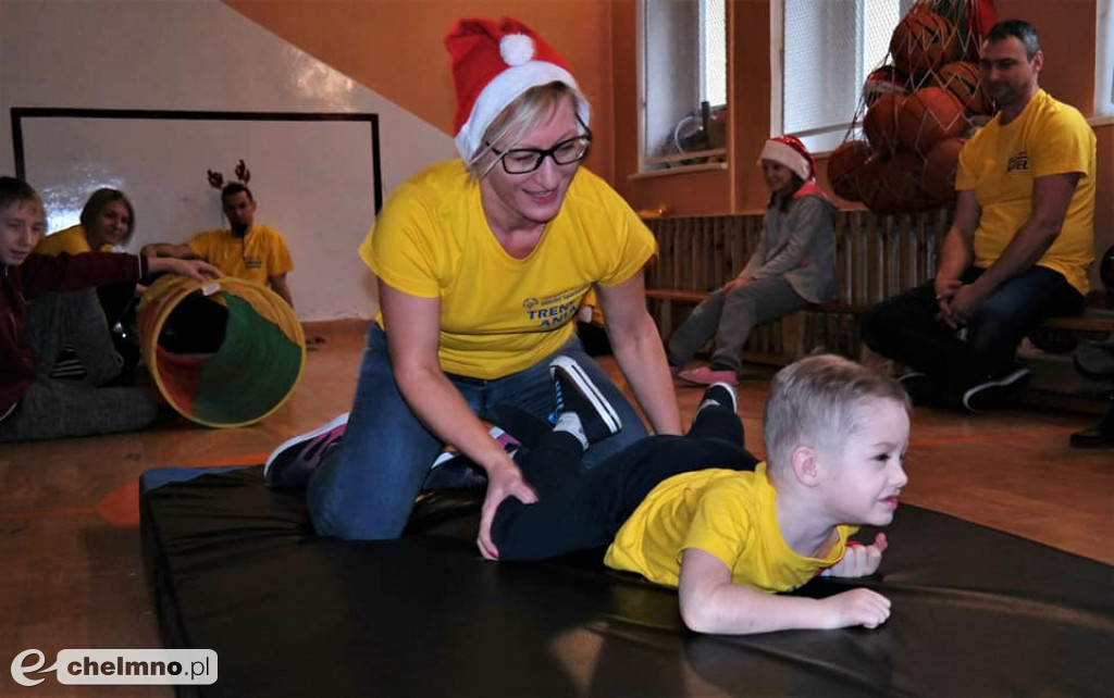 Przedświąteczny trening młodych sportowców Olimpijczyka.