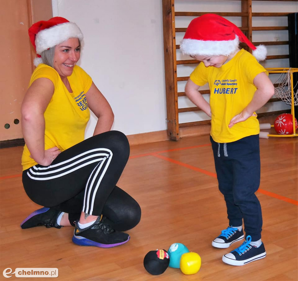 Przedświąteczny trening młodych sportowców Olimpijczyka.