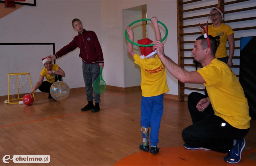 Przedświąteczny trening młodych sportowców Olimpijczyka.