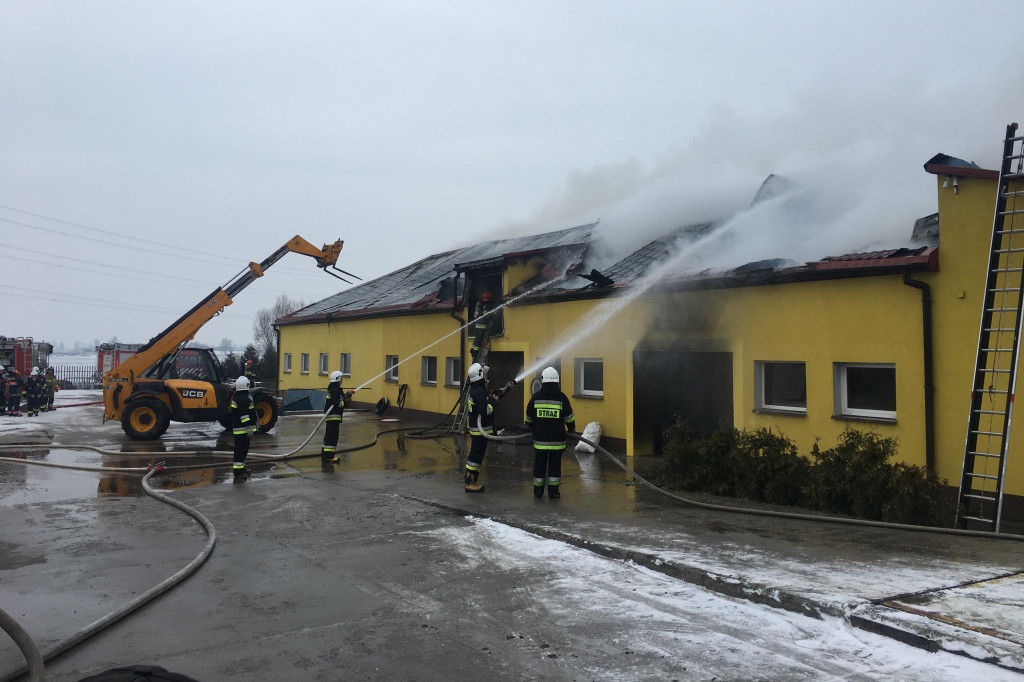 21 zastępów straży pożarnej walczyło z żywiołem.