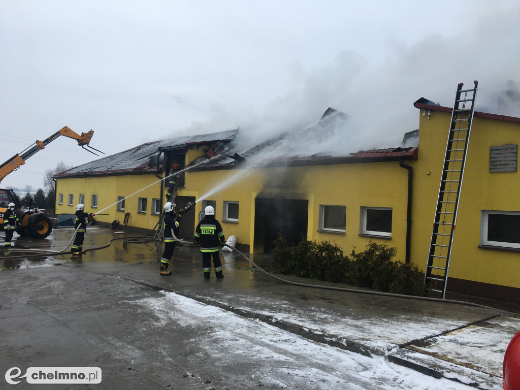 21 zastępów straży pożarnej walczyło z żywiołem.