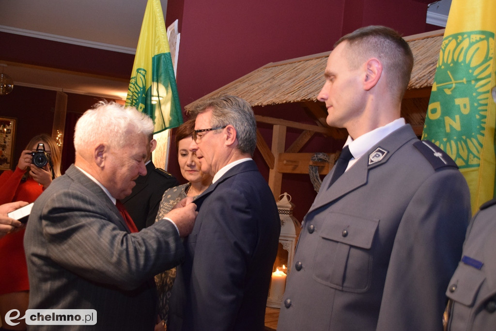 Wigilia sympatyków Ruchu Działkowego w Chełmnie.