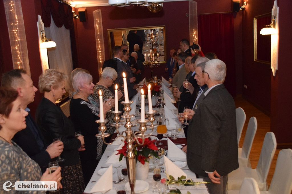 Wigilia sympatyków Ruchu Działkowego w Chełmnie.