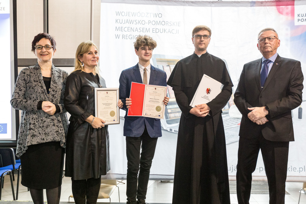 Uroczystość dla najlepszych stypendystów Prymus Pomorza i Kujaw.