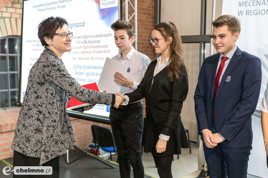 Uroczystość dla najlepszych stypendystów Prymus Pomorza i Kujaw.