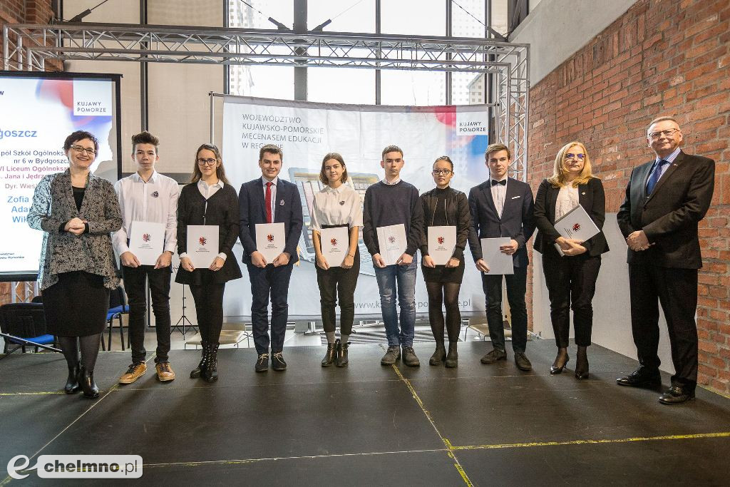 Uroczystość dla najlepszych stypendystów Prymus Pomorza i Kujaw.