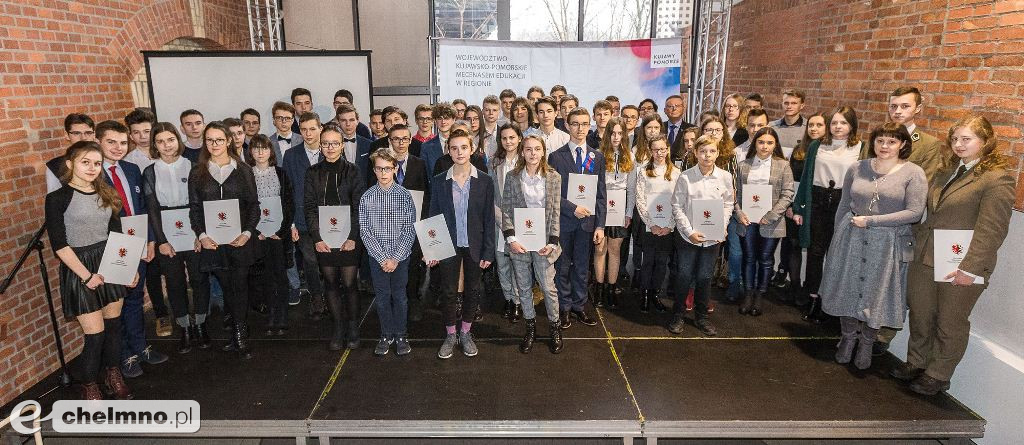 Uroczystość dla najlepszych stypendystów Prymus Pomorza i Kujaw.