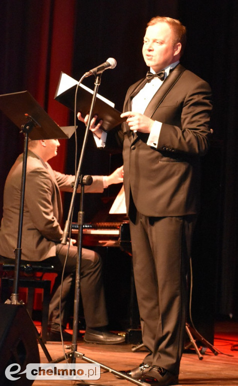 Michał Rajewski zaprezentował wspaniały recital wokalny.
