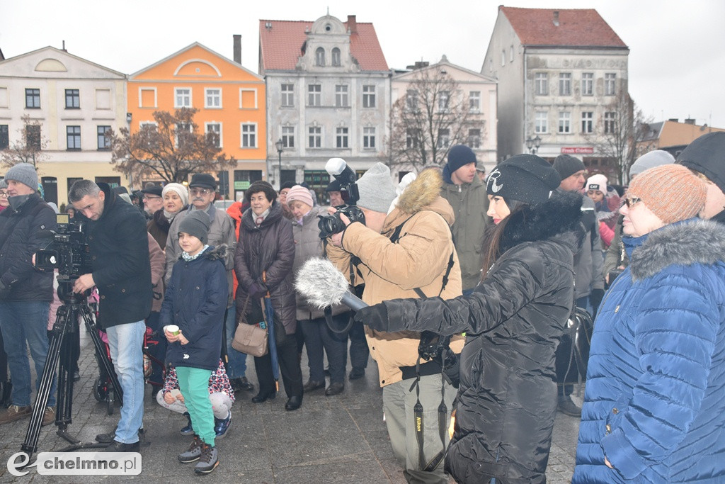 Chełmnianie świętowali podczas I Wigilii na Rynku.