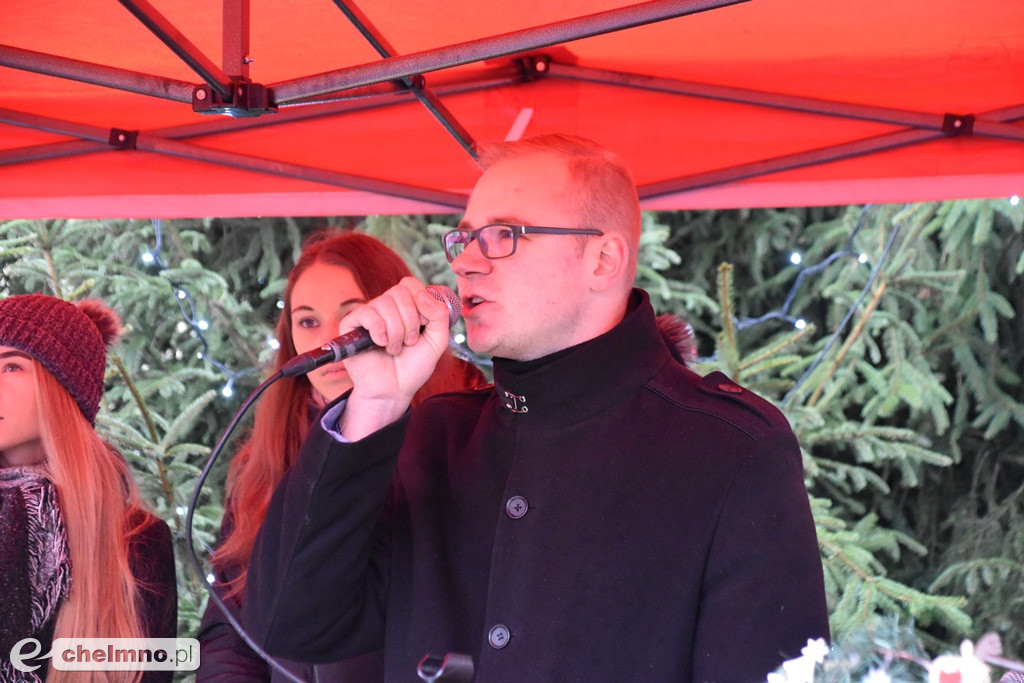 Chełmnianie świętowali podczas I Wigilii na Rynku.