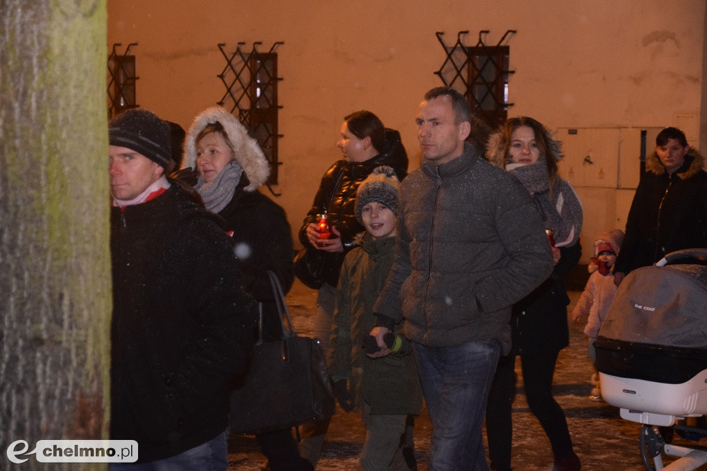 Chełmnianie zapalili znicze na znak protestu dla nienawiści!