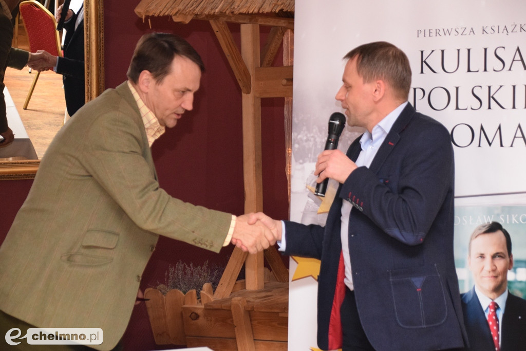 Wizyta Radosława Sikorskiego w Chełmnie.