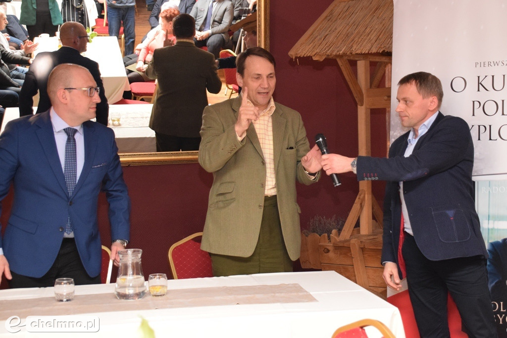 Wizyta Radosława Sikorskiego w Chełmnie.