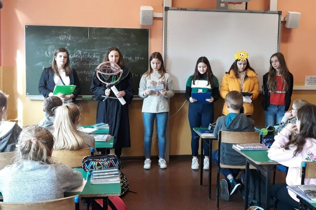 Mini lekcja o Koperniku i uroczyste rozdanie nagród w konkursach