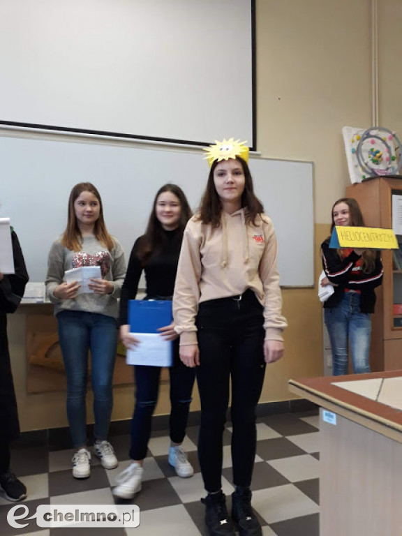Mini lekcja o Koperniku i uroczyste rozdanie nagród w konkursach