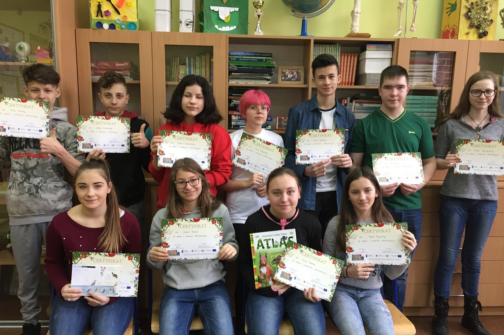 SP Nr 1 z certyfikatami fotografów - przyrodników!