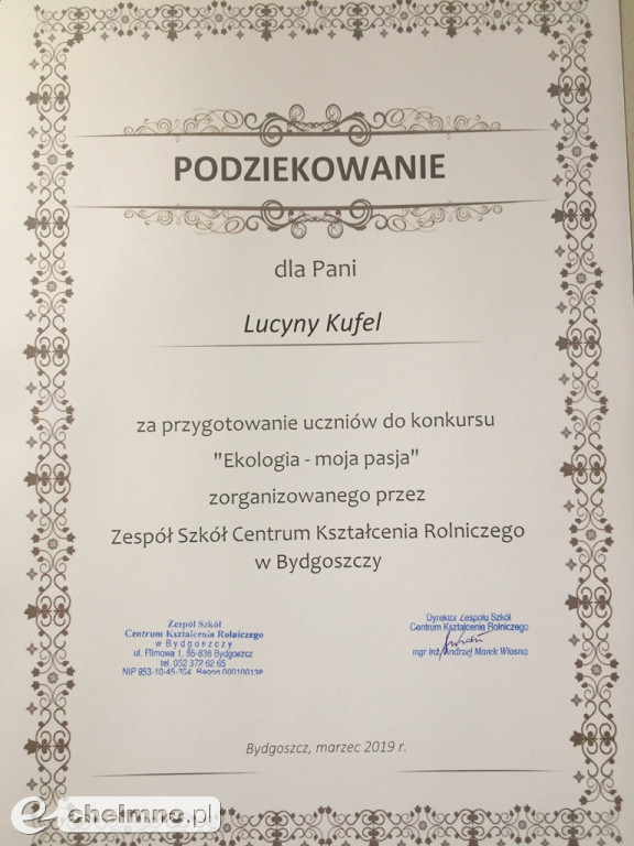 Mateusz Dzięcioł z SP 1 w Wielkim Finale z ekologii