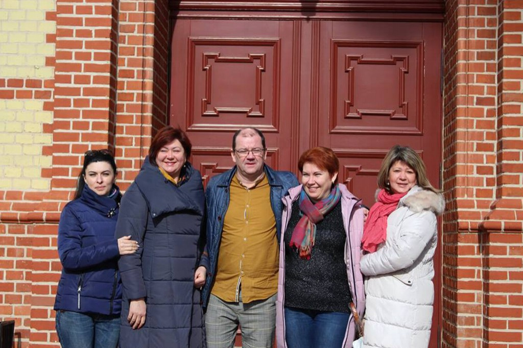 Delegacja z partnerskiego Kaniowa w ZS nr 2