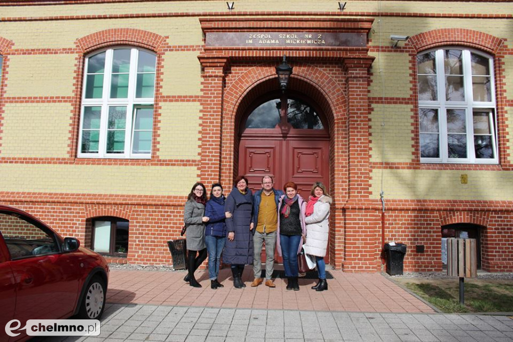 Delegacja z partnerskiego Kaniowa w ZS nr 2