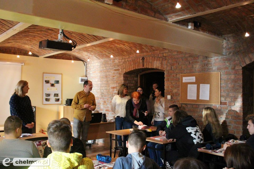 Delegacja z partnerskiego Kaniowa w ZS nr 2