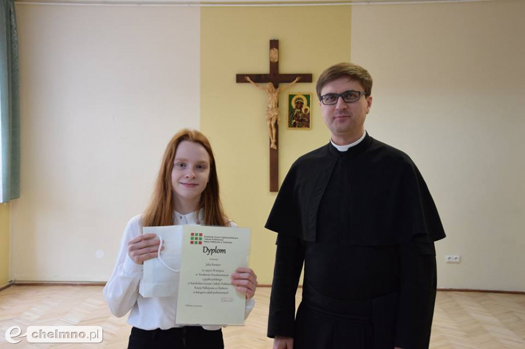 Uczesnicy konkursów przedmiotowych w Katoliku