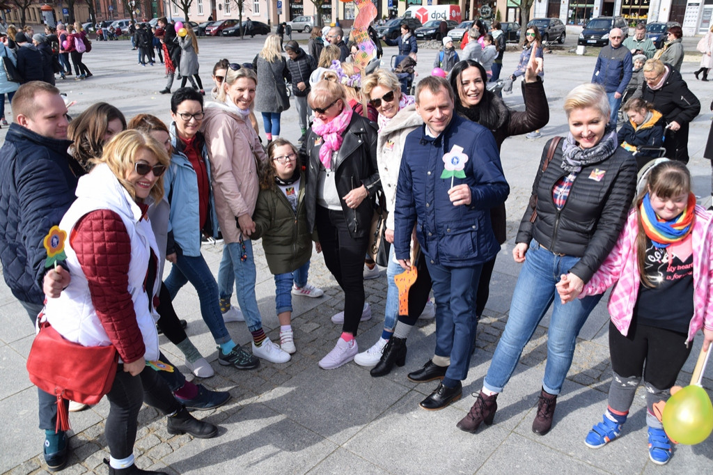 Wiosenny happening z okazji Światowego Dnia Osób z Zespołem Downa