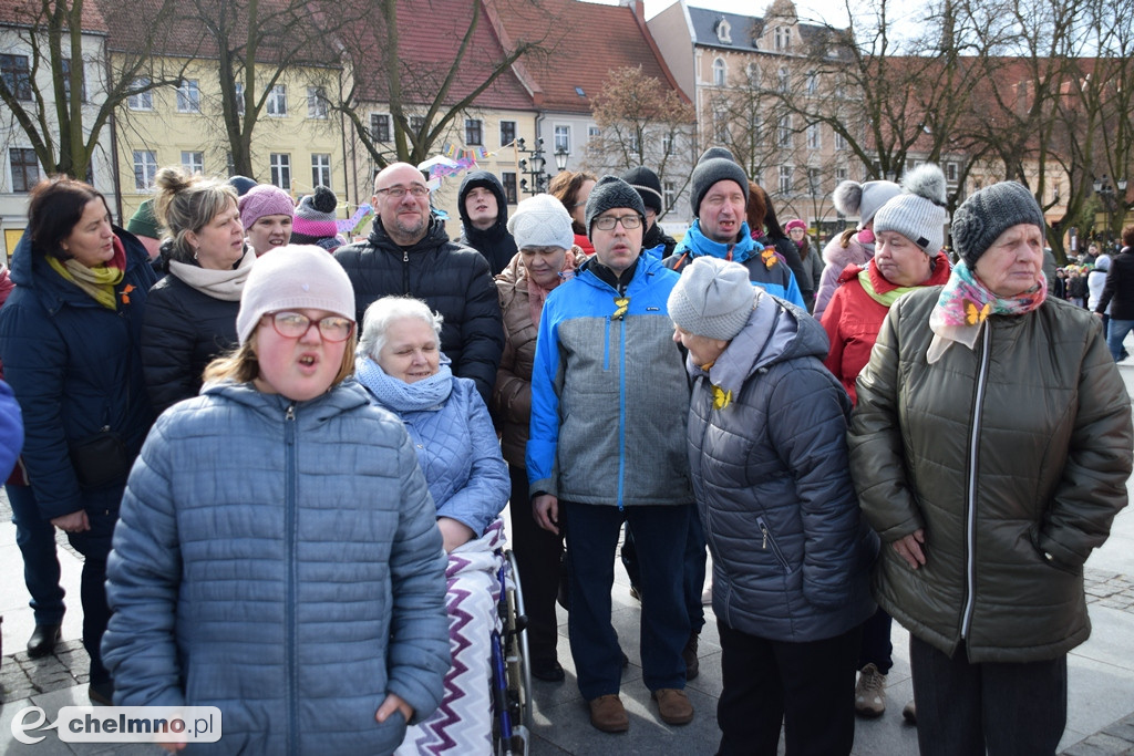 Wiosenny happening z okazji Światowego Dnia Osób z Zespołem Downa