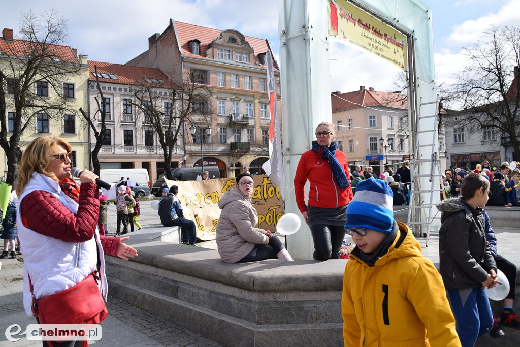 Wiosenny happening z okazji Światowego Dnia Osób z Zespołem Downa