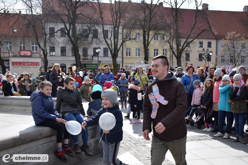 Wiosenny happening z okazji Światowego Dnia Osób z Zespołem Downa