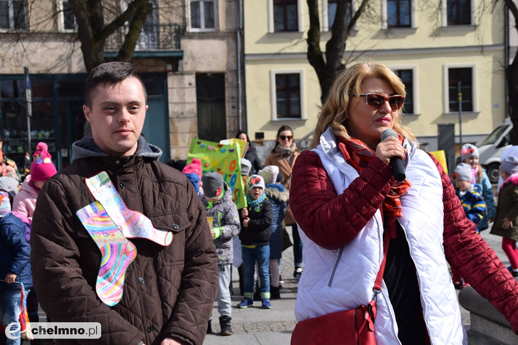 Wiosenny happening z okazji Światowego Dnia Osób z Zespołem Downa