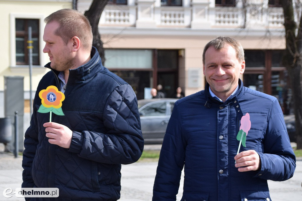 Wiosenny happening z okazji Światowego Dnia Osób z Zespołem Downa