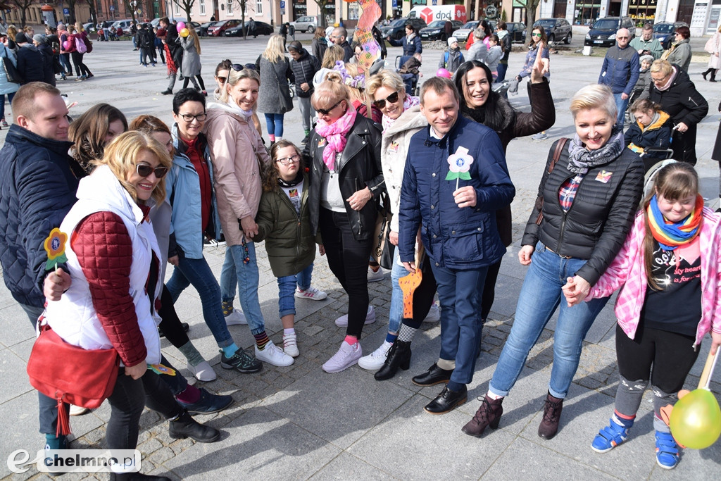 Wiosenny happening z okazji Światowego Dnia Osób z Zespołem Downa