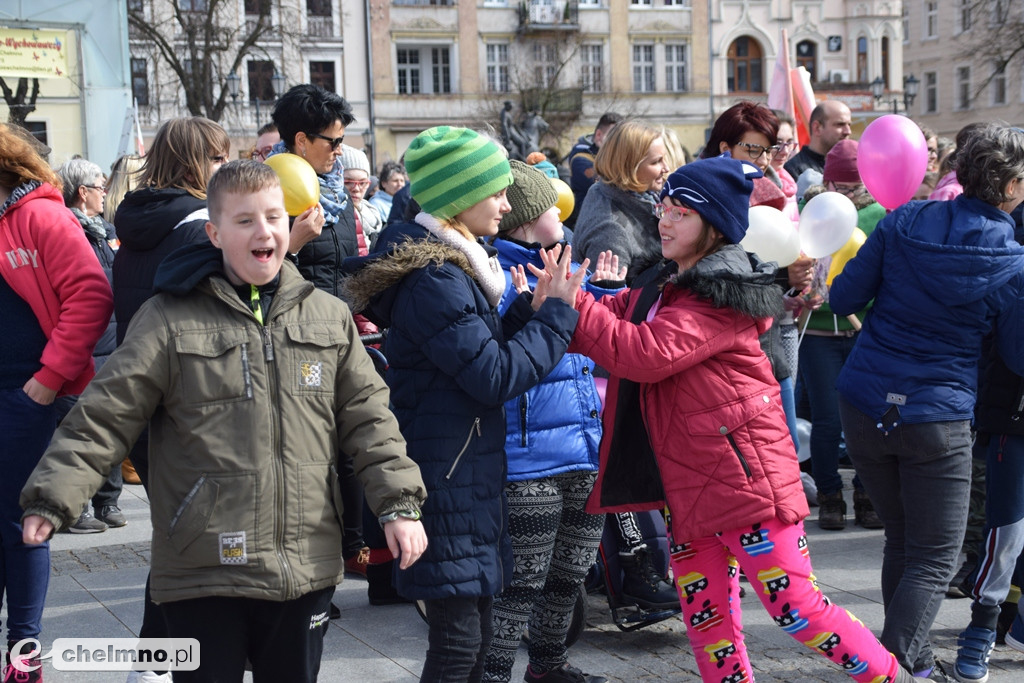 Wiosenny happening z okazji Światowego Dnia Osób z Zespołem Downa