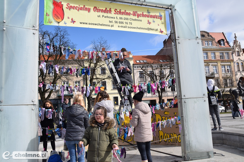 Wiosenny happening z okazji Światowego Dnia Osób z Zespołem Downa
