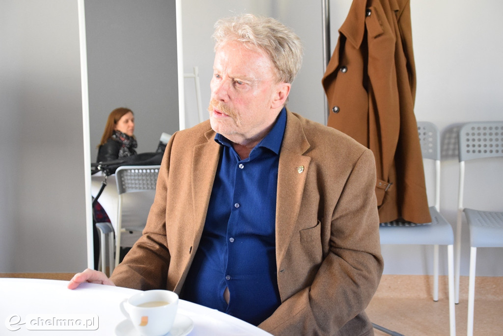Aktor przez duże A. Daniel Olbrychski gościł w Chełmnie