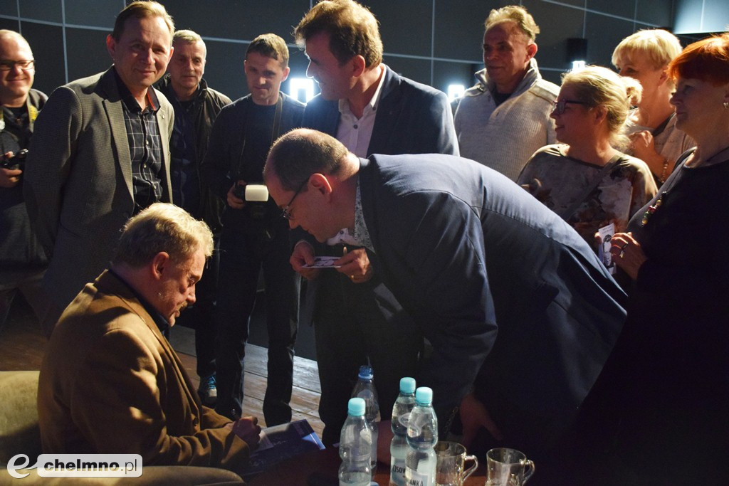 Aktor przez duże A. Daniel Olbrychski gościł w Chełmnie