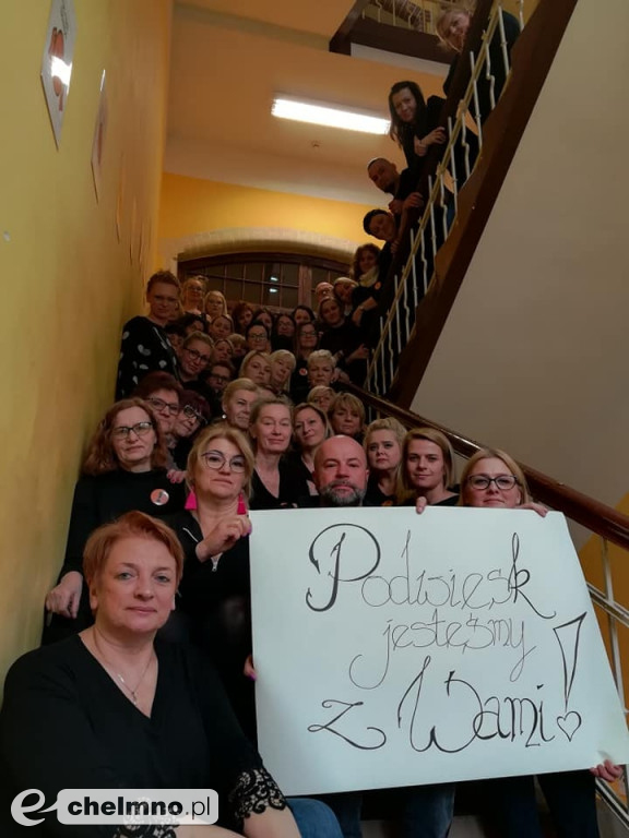 Nauczyciele wspierają Panią Dyrektor z Podwieska