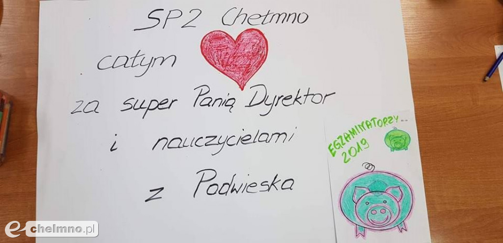 Nauczyciele wspierają Panią Dyrektor z Podwieska