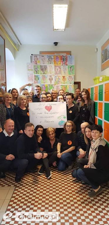 Nauczyciele wspierają Panią Dyrektor z Podwieska