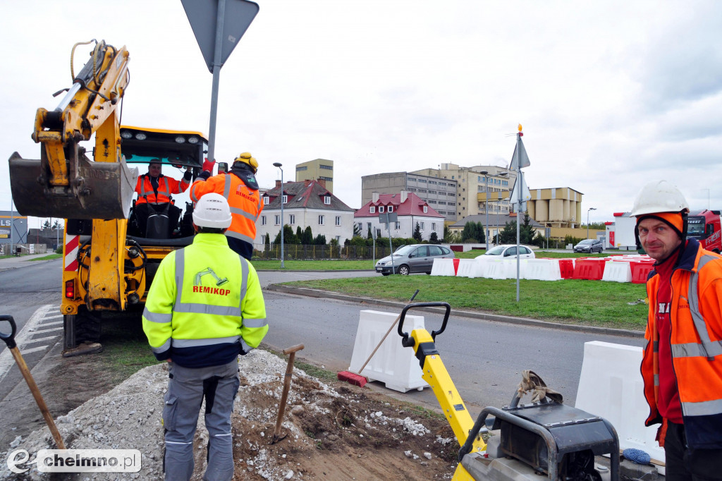 Ruszyła budowa ronda w Przechowie. Szykują się duże utrudnienia