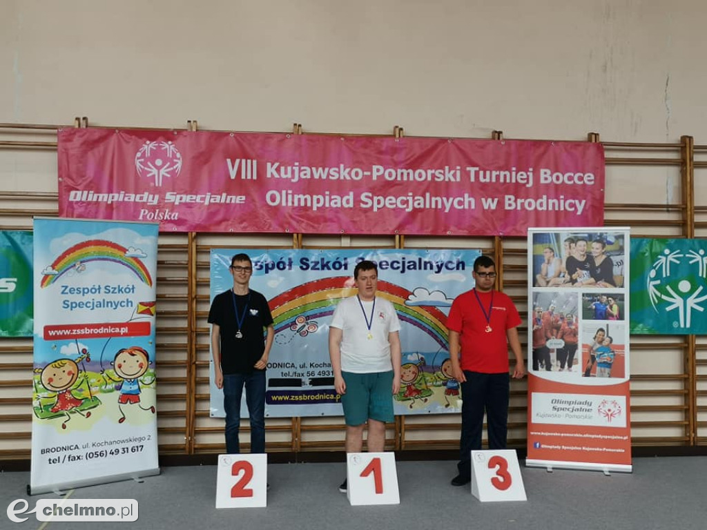 Zawodnicy Olimpijczyka na podium
